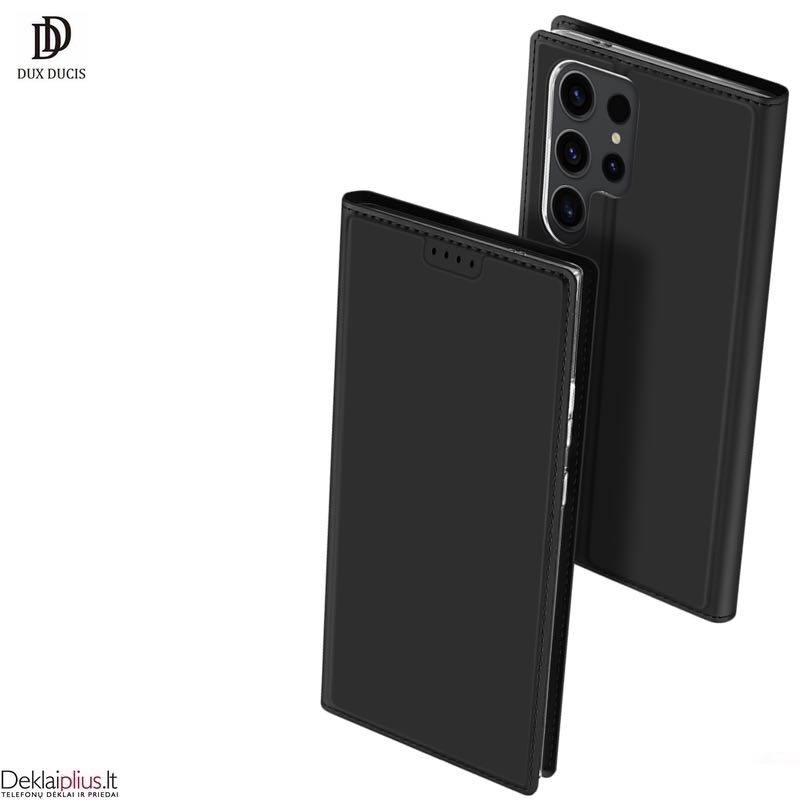 Dux Ducis Skin Pro dirbtinės odos dėklas - juodas (Samsung S24 Ultra) Dux Ducis Skin Pro dirbtinės odos dėklas - juodas (Samsung S24 Ultra)